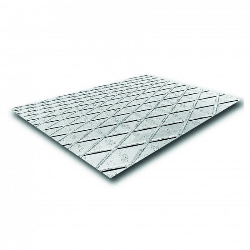 Placa Cuadros Galvanizada Galvanized Checkered Plate