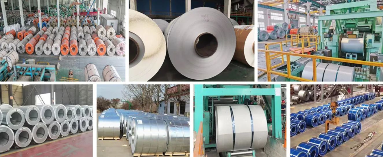 Precio de fábrica ASTM A653 En10326 Hdgi 275 Z60 Dx51d Sg550 SGCC Galvalume por inmersión en caliente Bobina de acero galvanizado Gi recubierto de zinc Precio de fábrica ASTM A653 En10326 Hdgi 275 Z60 Dx51d Sg550 SGCC Galvalume por inmersión en caliente Bobina de acero galvanizado Gi recubierto de zinc